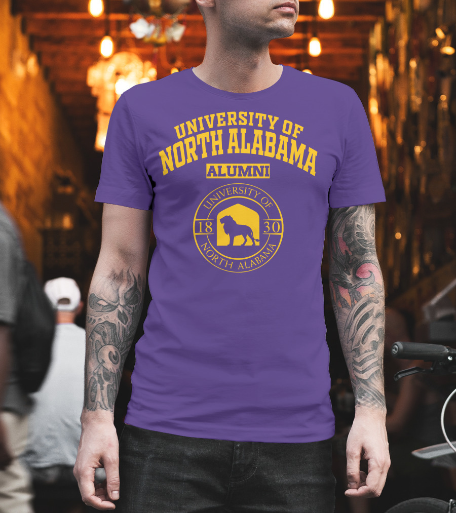 University Of North Alabama Alumni 1830 Lion Seal T-Shirt