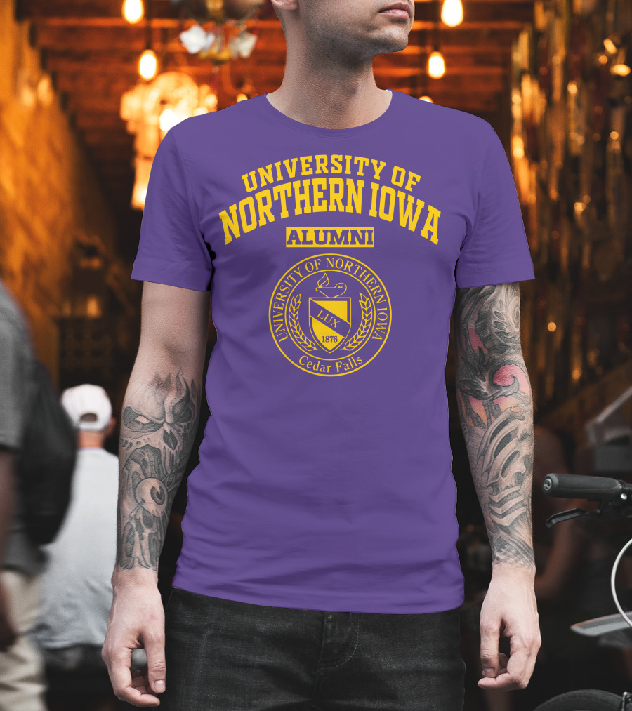University of Northern Iowa Alumni Cedar Falls 1876 Lux T-Shirt