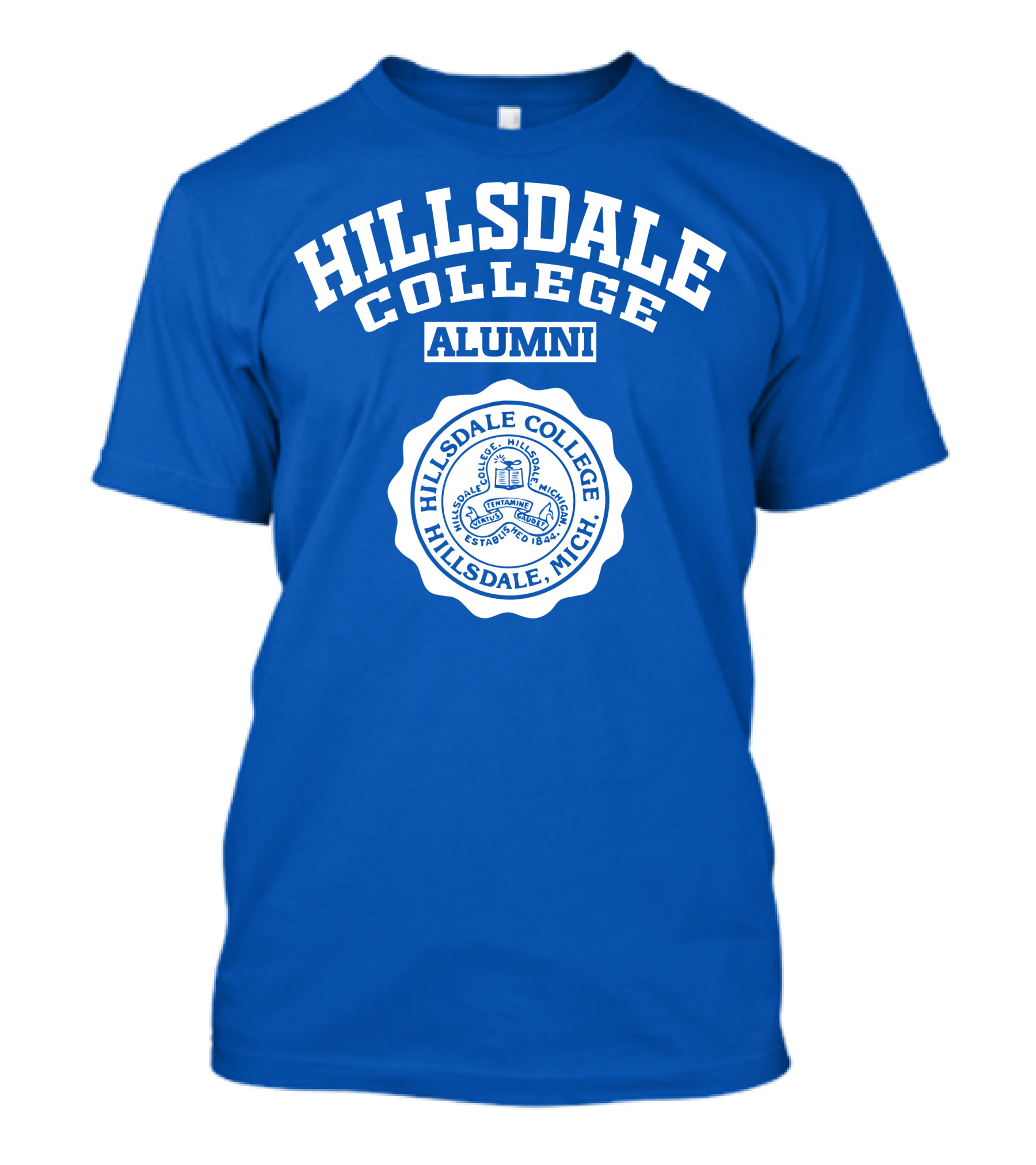 Hillsdale College Alumni Hillsdale Mich Established 1844 Seal T-Shirt