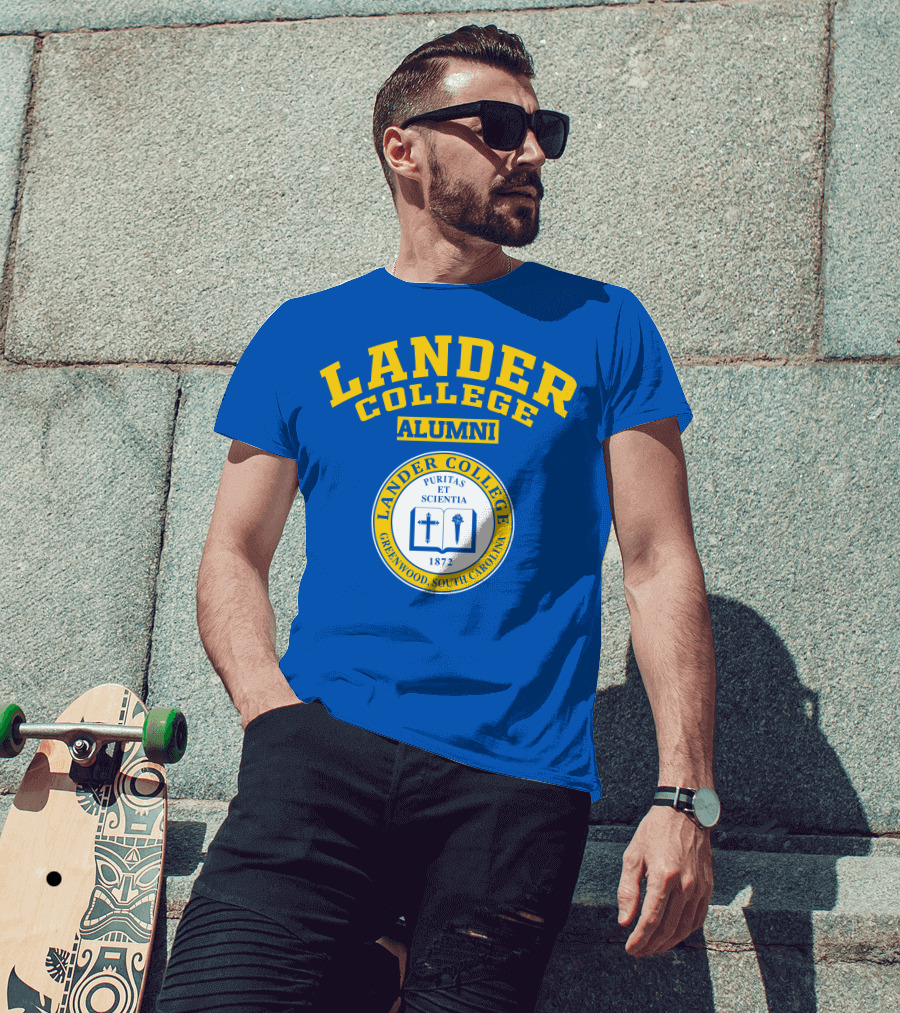 Lander College Alumni Puritas Et Scientia Greenwood South Carolina 1872 T-Shirt