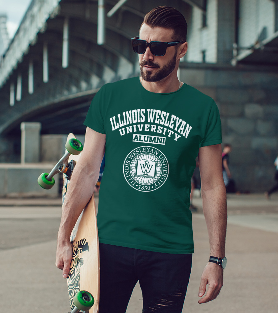 Illinois Wesleyan University Alumni 1850 Seal T-Shirt