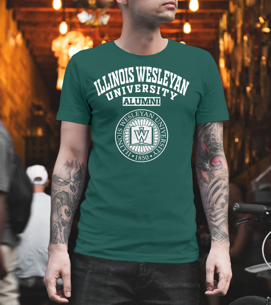 Illinois Wesleyan University Alumni 1850 Seal T-Shirt