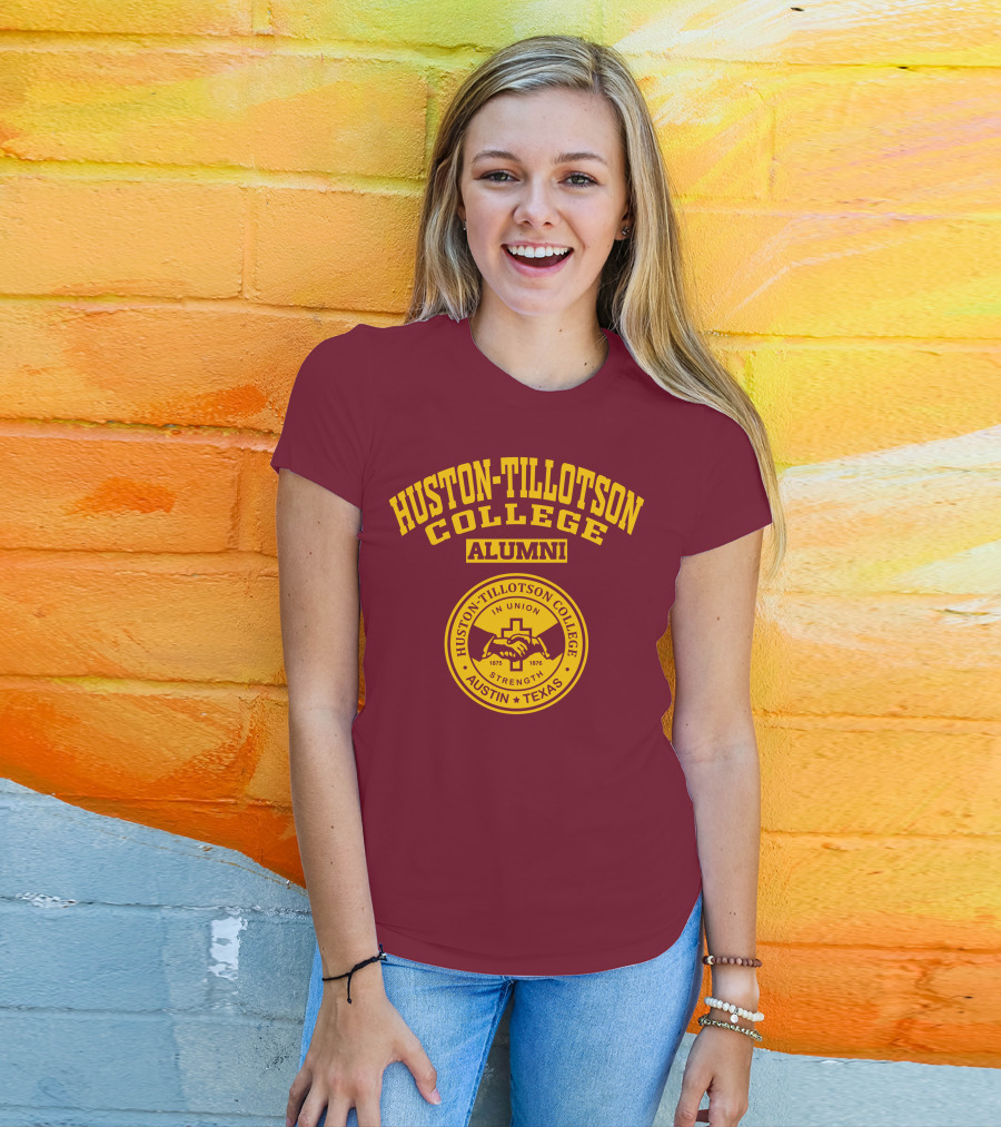 Huston-Tillotson College Alumni Austin Texas In Union Strength T-Shirt