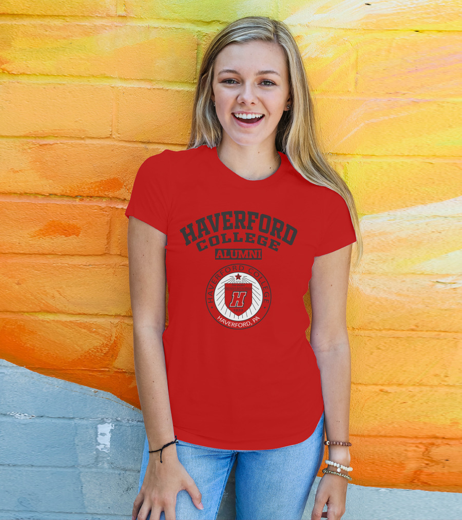 Haverford College Alumni Seal Haverford PA 1833 T-Shirt