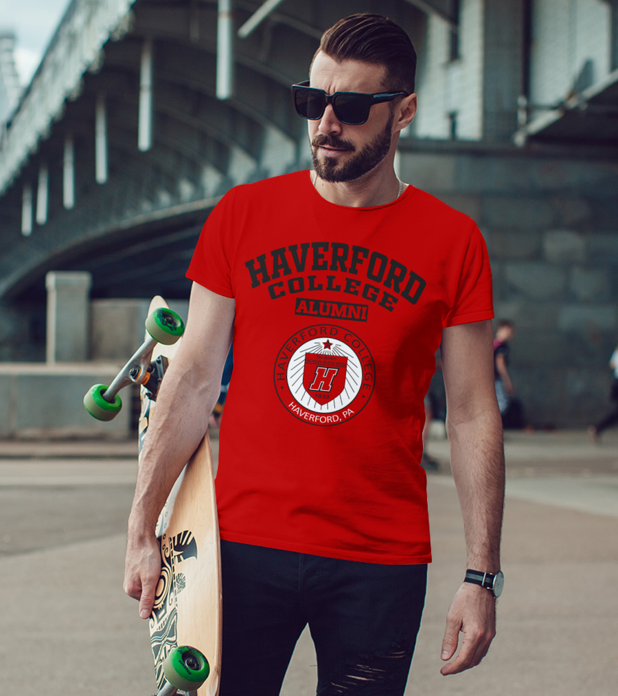 Haverford College Alumni Seal Haverford PA 1833 T-Shirt