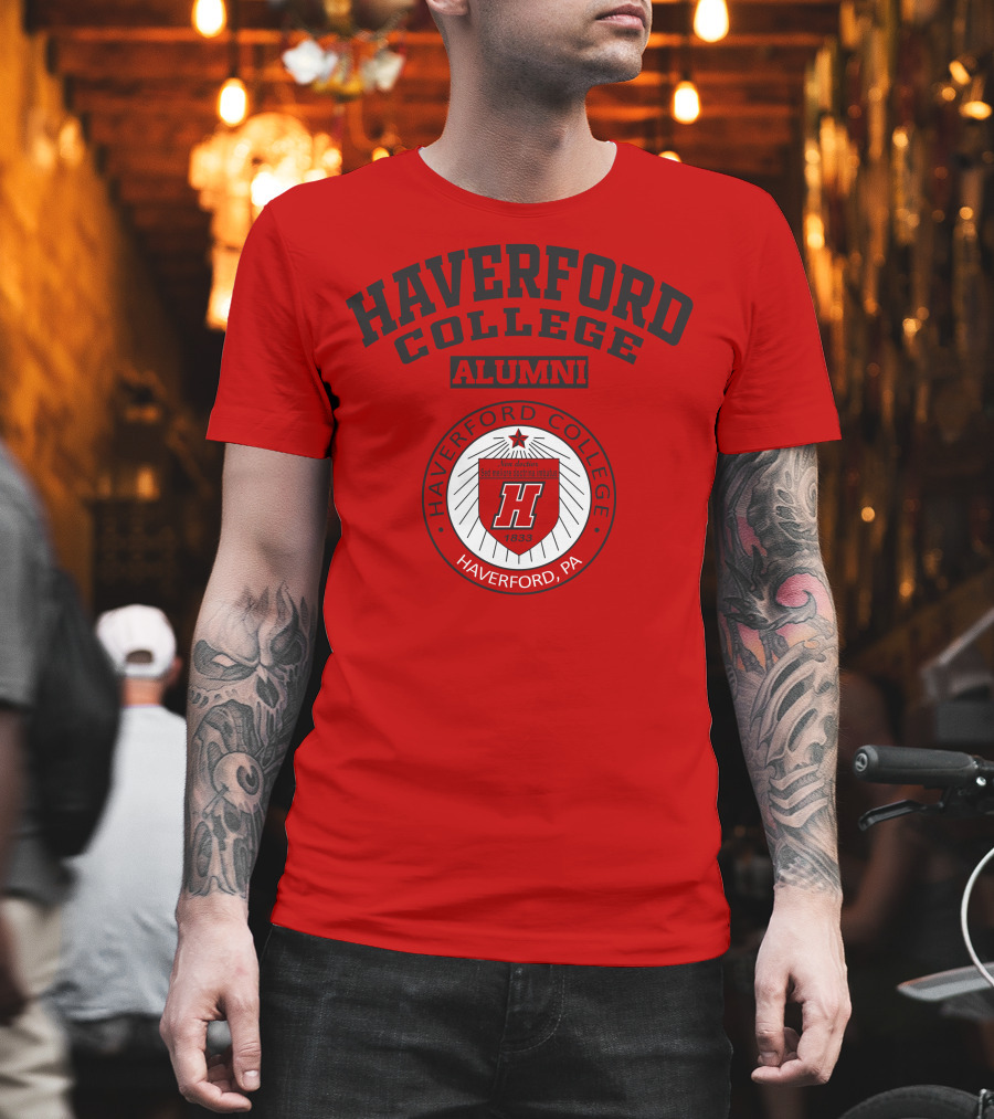 Haverford College Alumni Seal Haverford PA 1833 T-Shirt