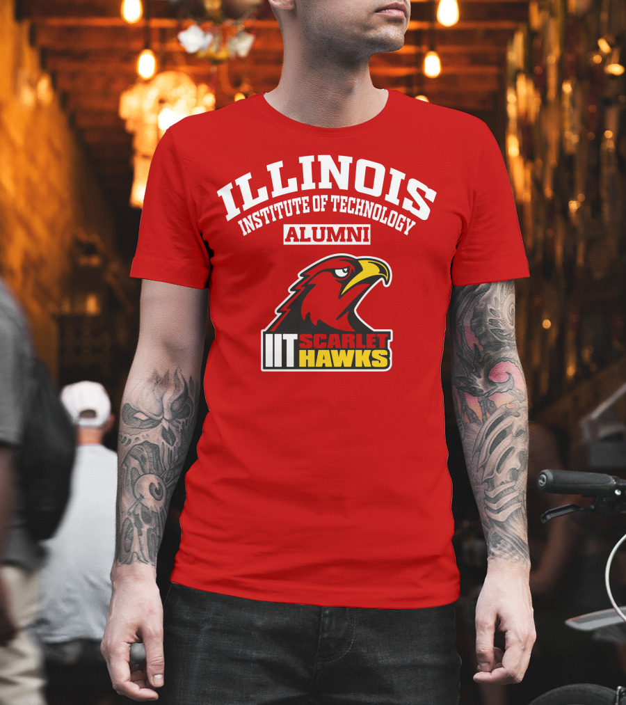 Illinois Institute Of Technology Alumni Iit Scarlet Hawks T-Shirt