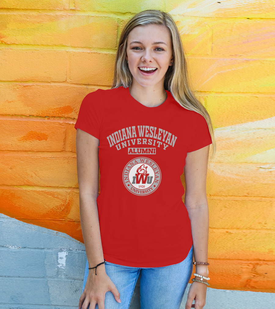 Indiana Wesleyan University Alumni 1920 Logo IWU T-Shirt