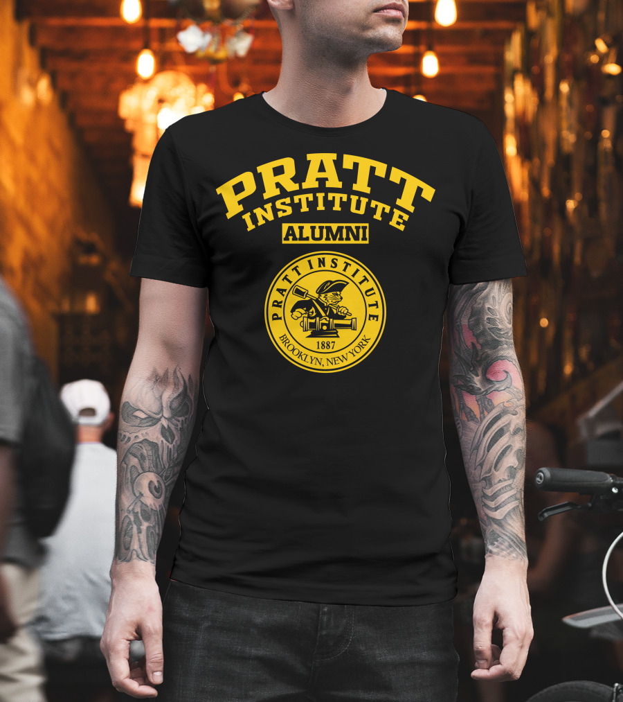 Pratt Institute Alumni 1887 Brooklyn New York Crest T-Shirt