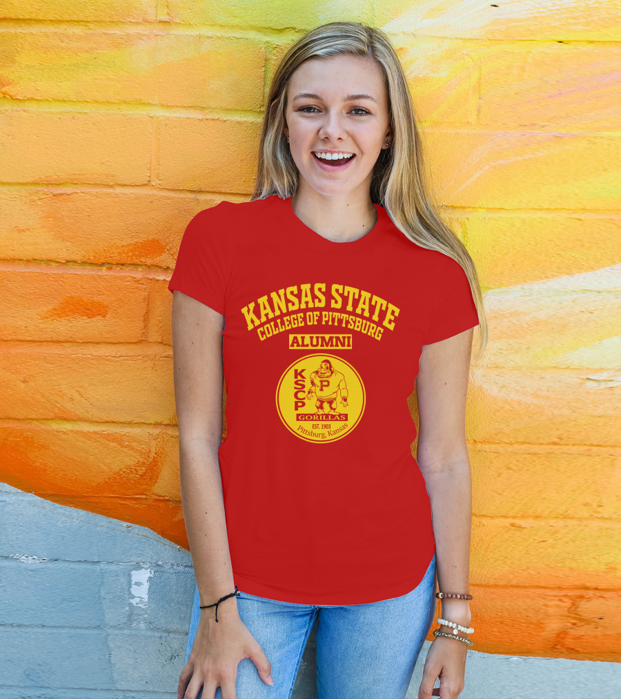 Kansas State College Of Pittsburg Alumni Gorillas KSCP Est. 1903 Pittsburg Kansas T-Shirt