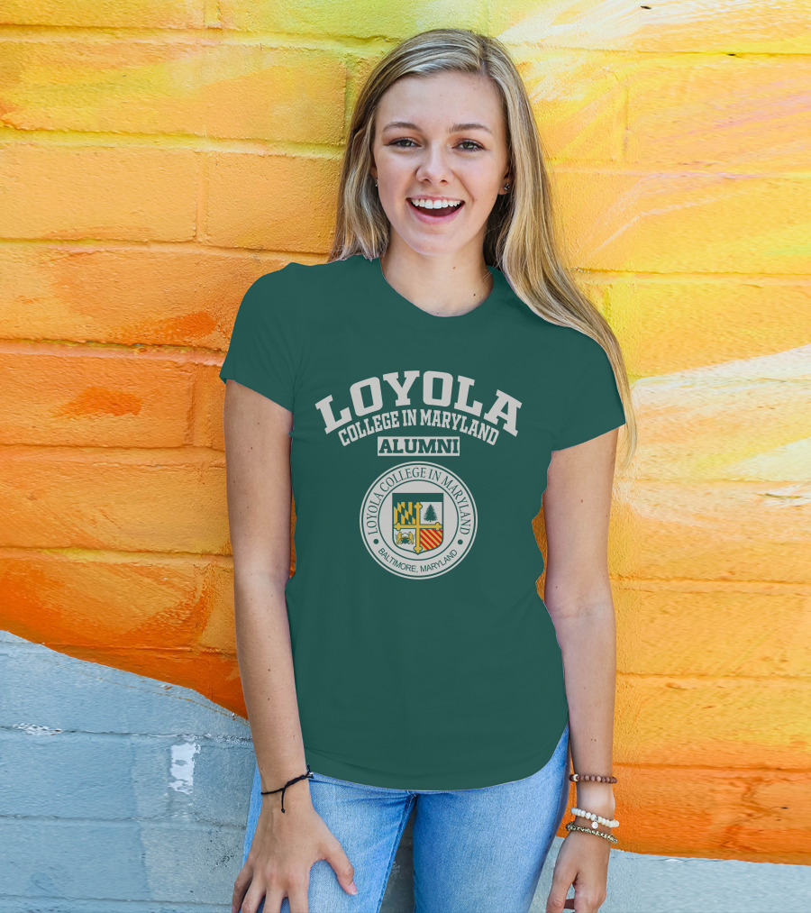 Loyola College IN Maryland Alumni Baltimore Seal T-Shirt