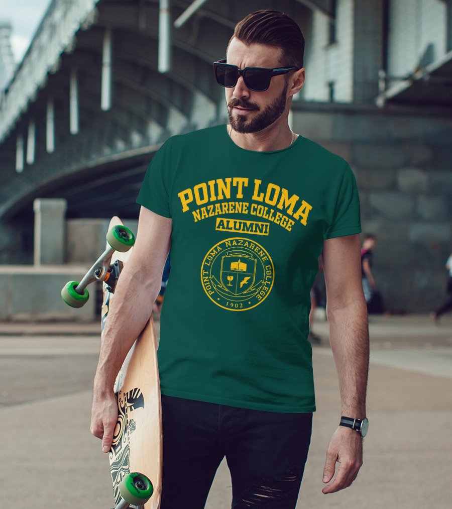 Point Loma Nazarene College Alumni 1902 Crest T-Shirt