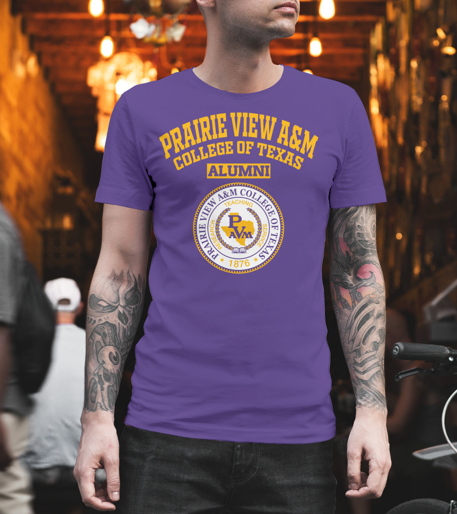 Prairie View A&M College of Texas Alumni Seal 1876 T-Shirt