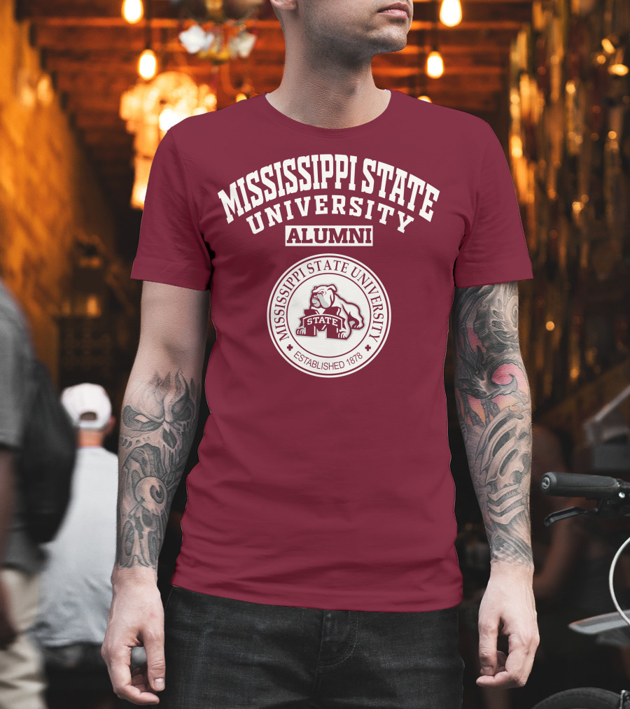 Mississippi State University Alumni Established 1878 Bulldog State T-Shirt