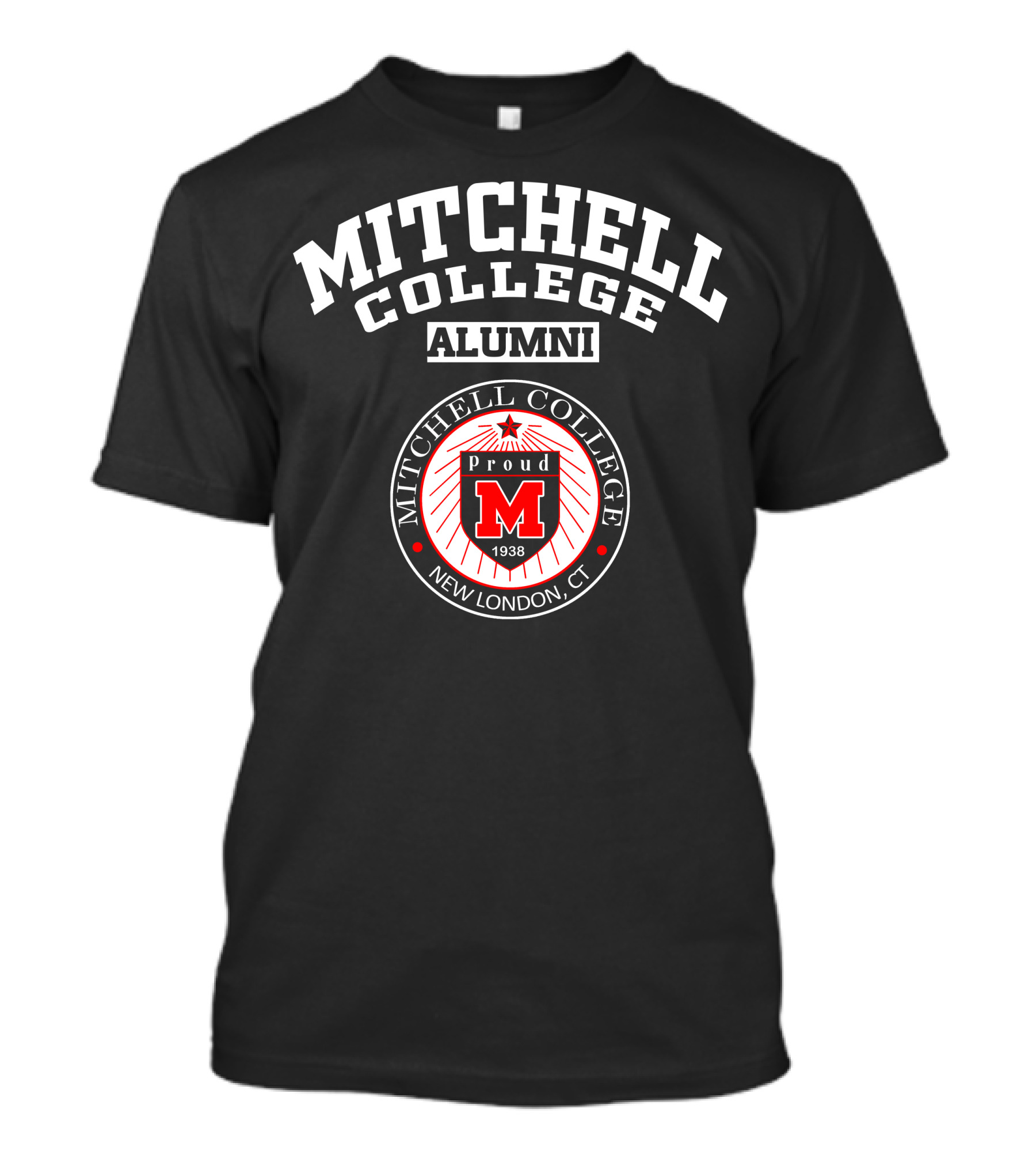 Mitchell College Alumni Proud M 1938 New London CT T-Shirt