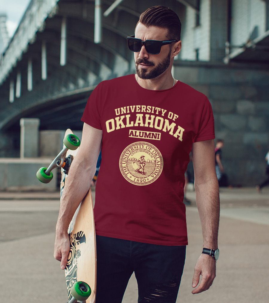 University Of Oklahoma Alumni 1890 Seal T-Shirt