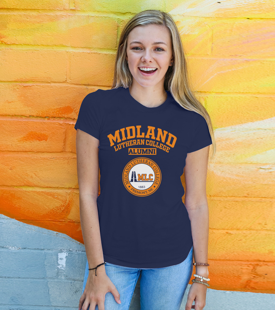 Midland Lutheran College Alumni Mlc Fremont NE 1883 T-Shirt