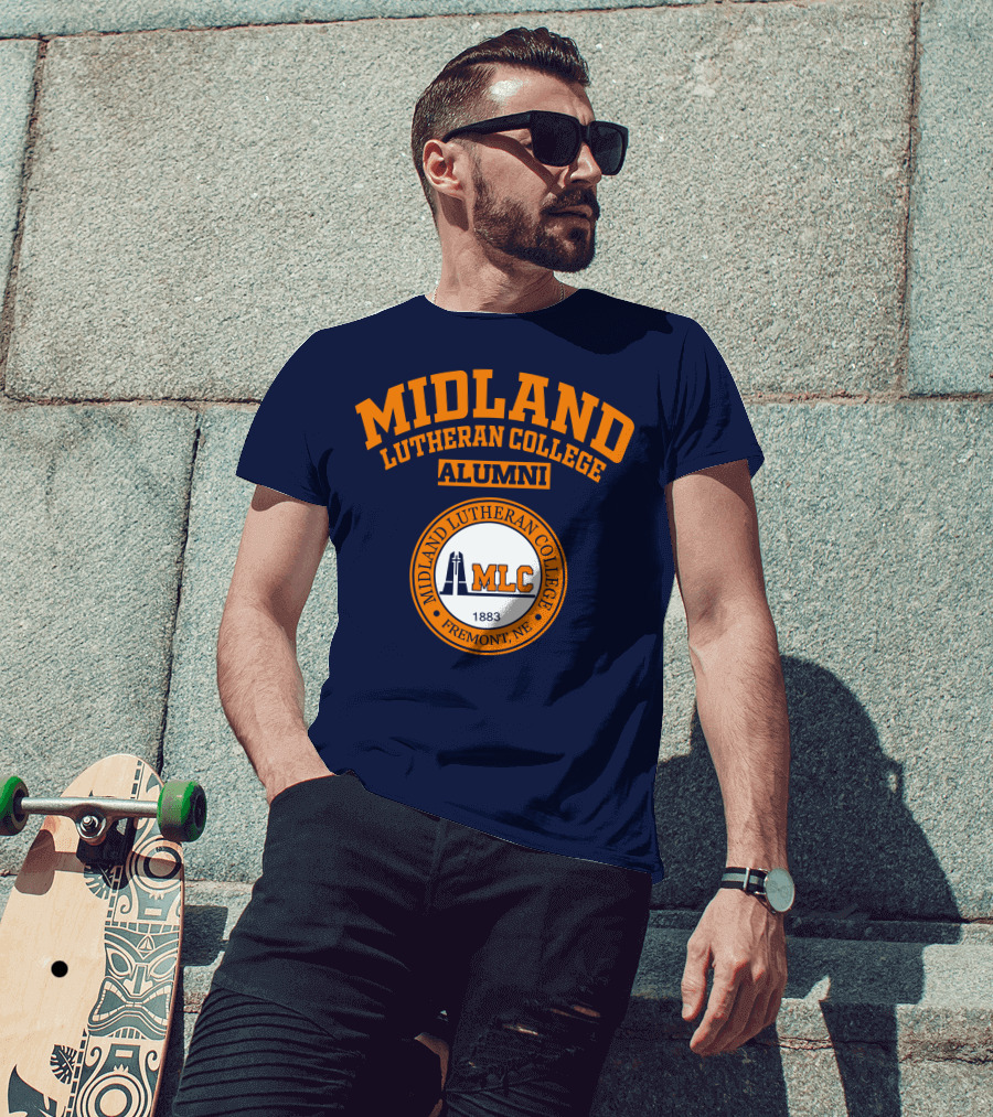 Midland Lutheran College Alumni Mlc Fremont NE 1883 T-Shirt