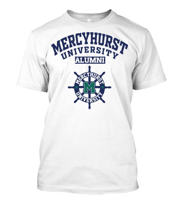 Mercyhurst University Alumni Wheel Logo With M T-Shirt