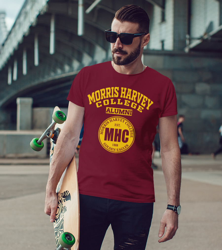Morris Harvey College Alumni MHC Established 1888 Golden Eagles T-Shirt