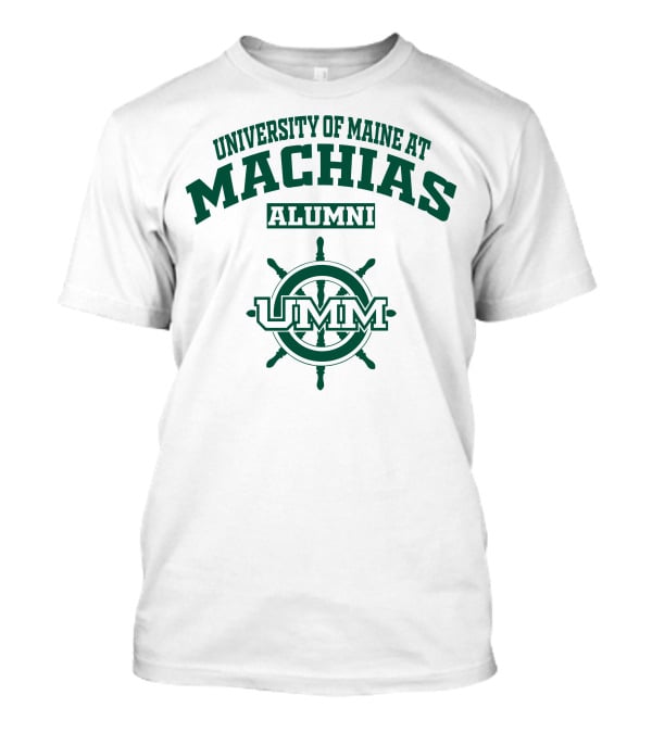 University Of Maine At Machias UMM Alumni Ship Wheel T-Shirt