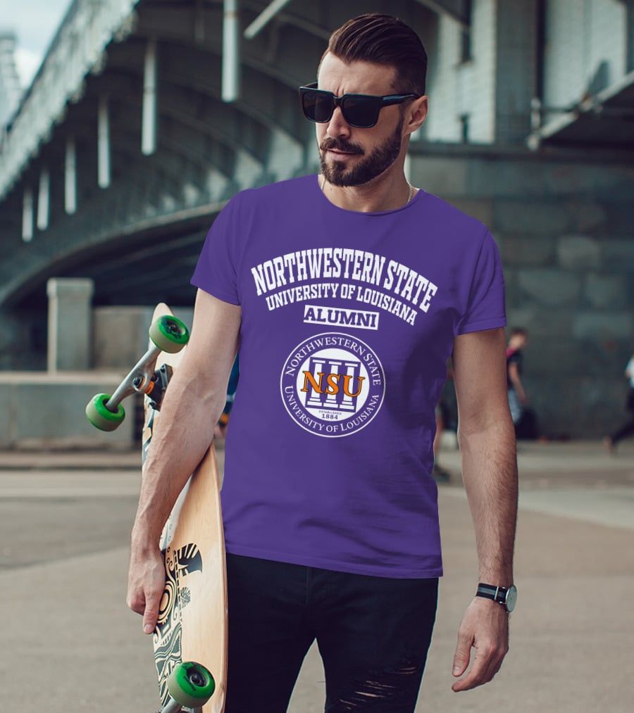 Northwestern State University Of Louisiana Alumni NSU Established 1884 T-Shirt