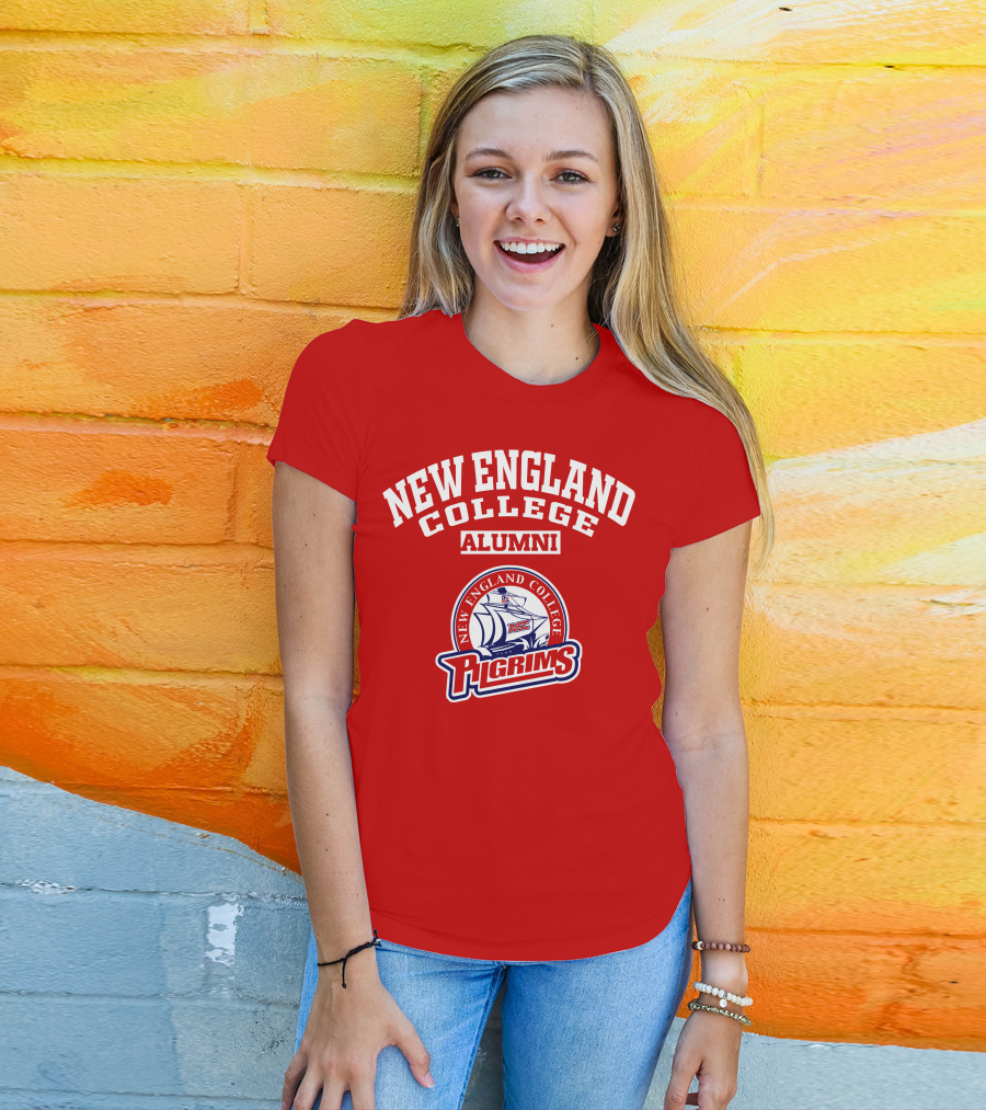 New England College Alumni Pilgrims NEC T-Shirt