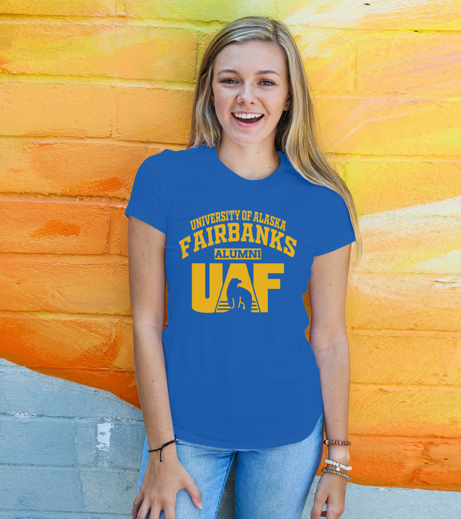 University Of Alaska Fairbanks Alumni UAF Bear T-Shirt