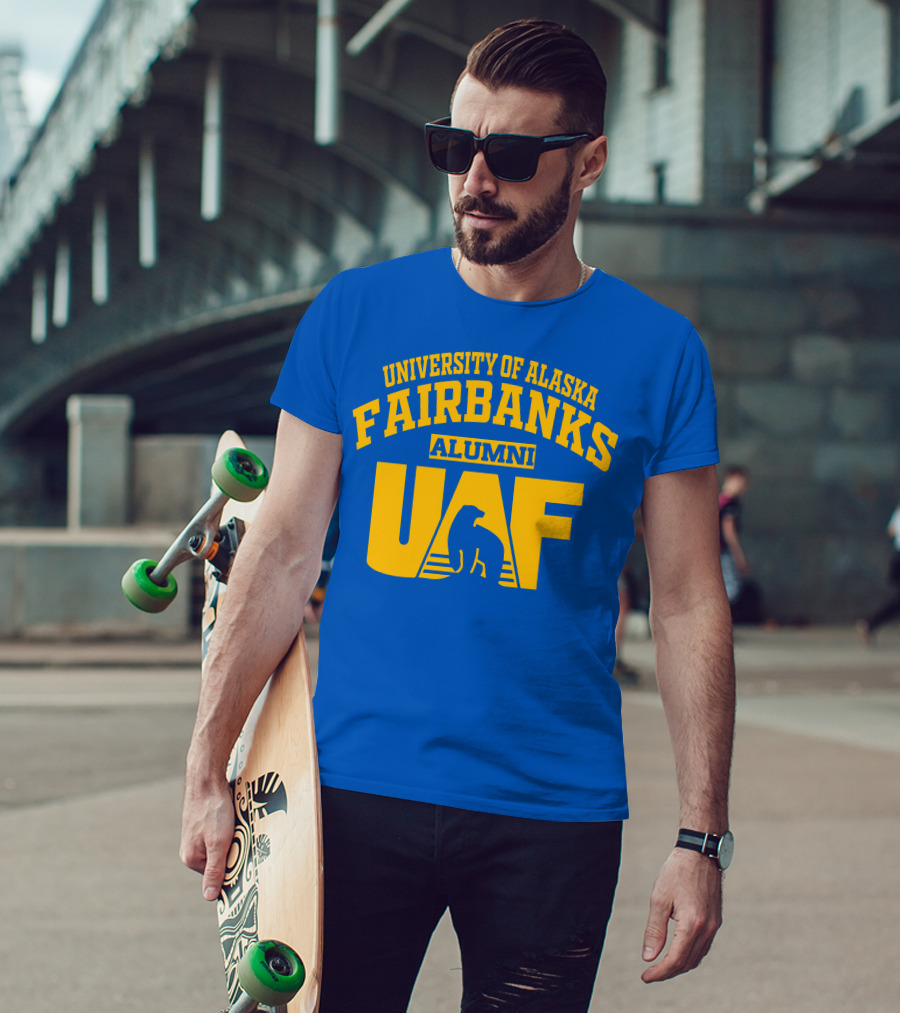 University Of Alaska Fairbanks Alumni UAF Bear T-Shirt