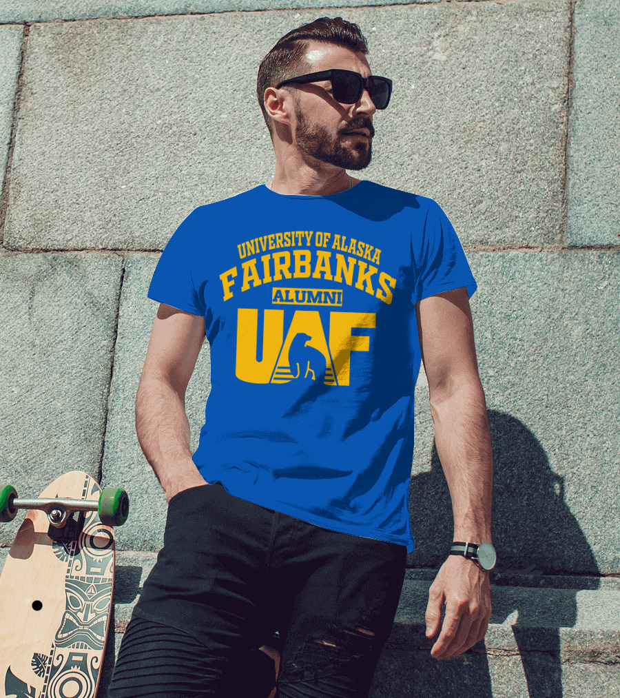 University Of Alaska Fairbanks Alumni UAF Bear T-Shirt