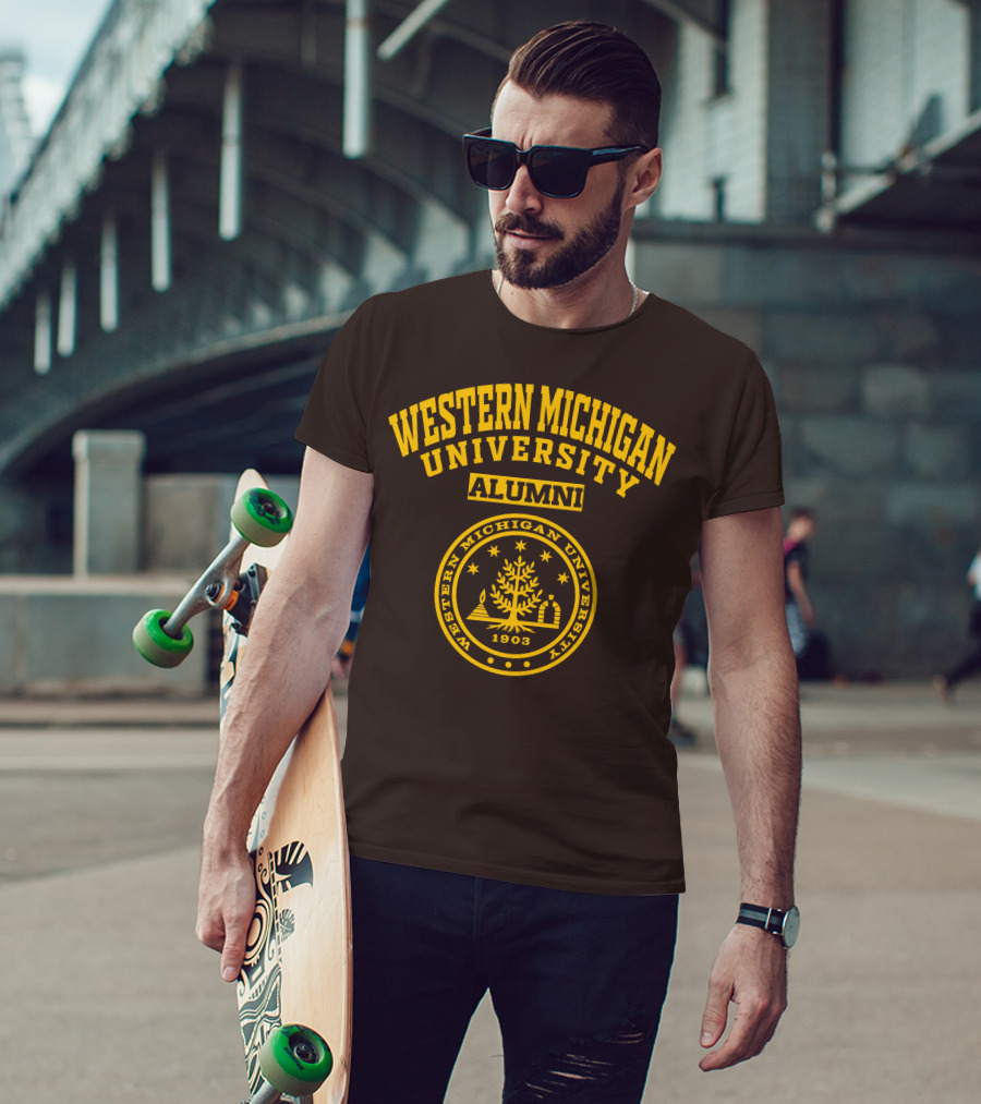 Western Michigan University Alumni 1903 Seal T-Shirt