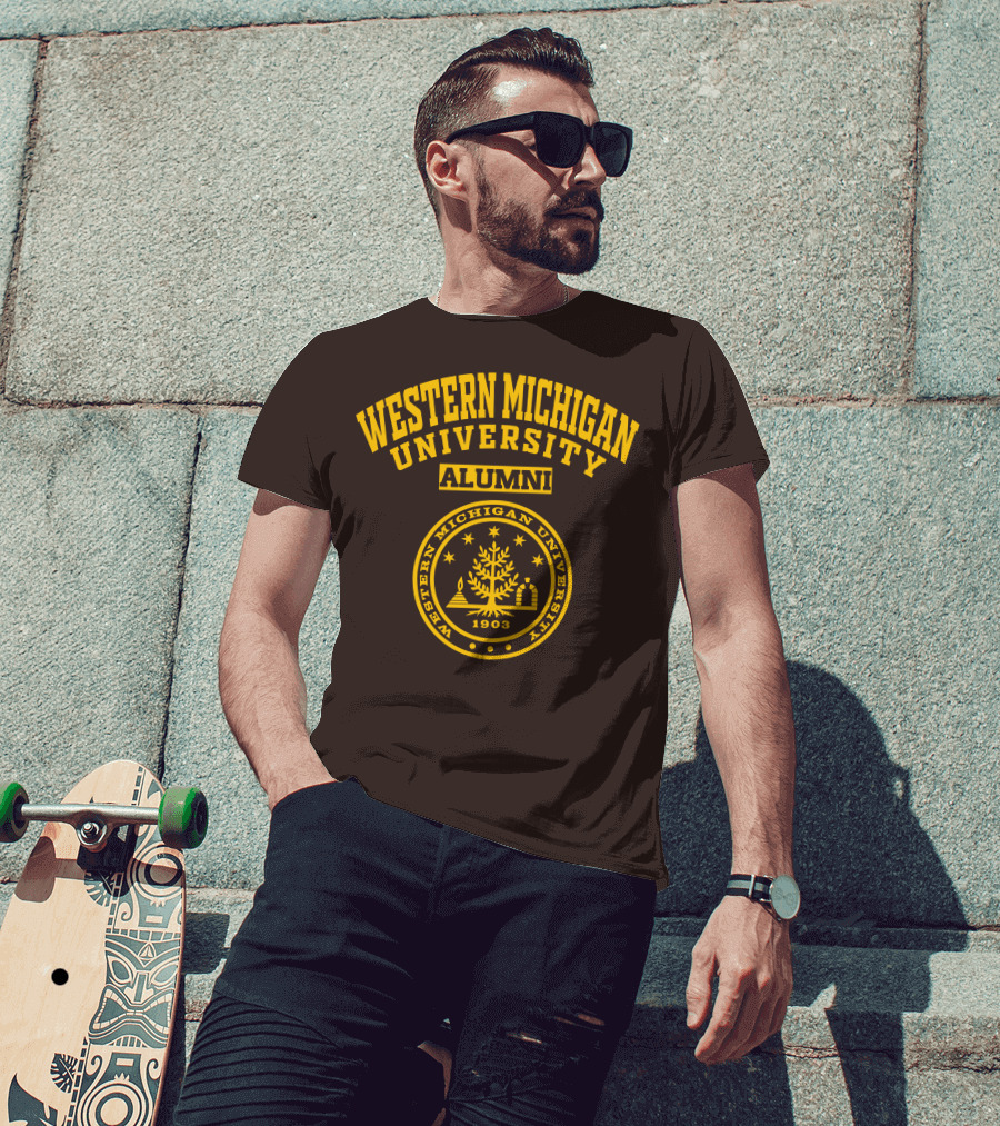 Western Michigan University Alumni 1903 Seal T-Shirt