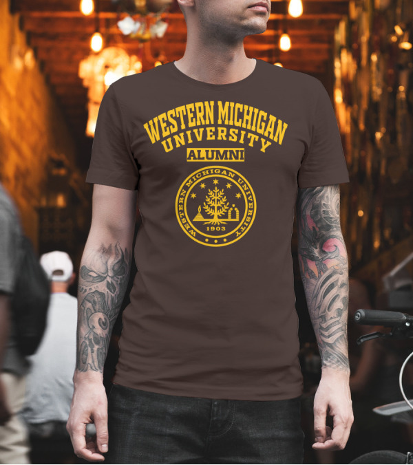 Western Michigan University Alumni 1903 Seal T-Shirt Western Michigan University Alumni 1903 Seal T-Shirt