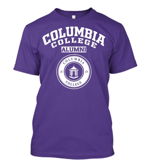 Columbia College Alumni 1854 Purple T-Shirt