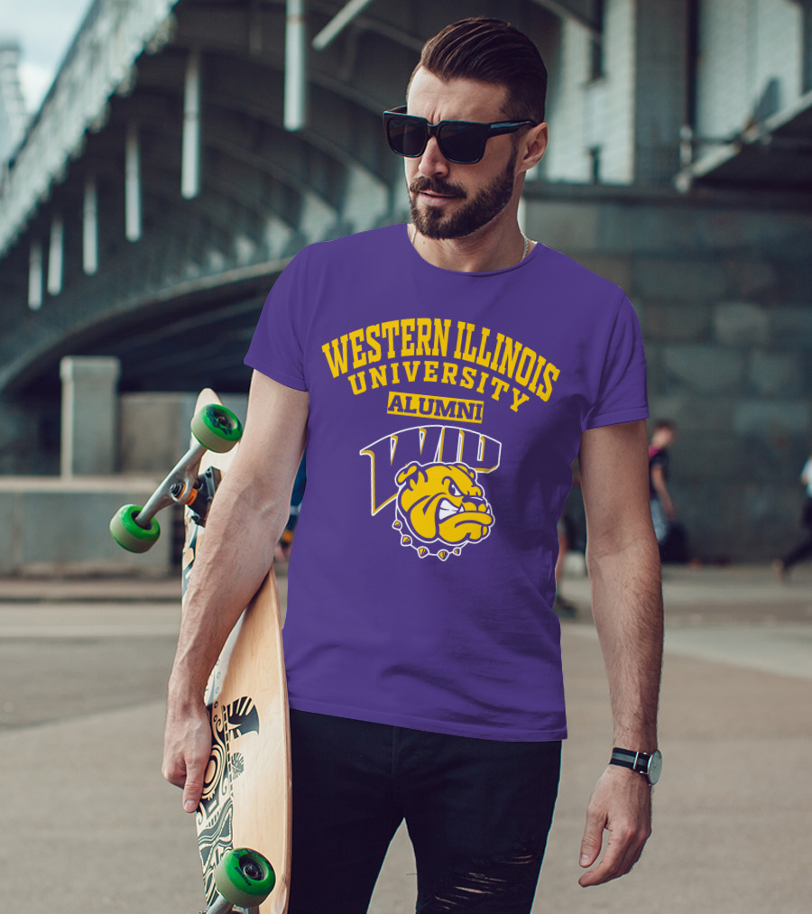 Western Illinois University Alumni WIU Bulldog T-Shirt