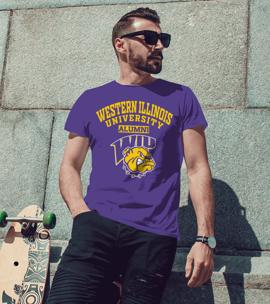 Western Illinois University Alumni WIU Bulldog T-Shirt