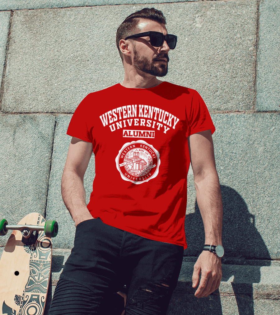 Western Kentucky University Alumni Seal Spirit Makes The Master T-Shirt