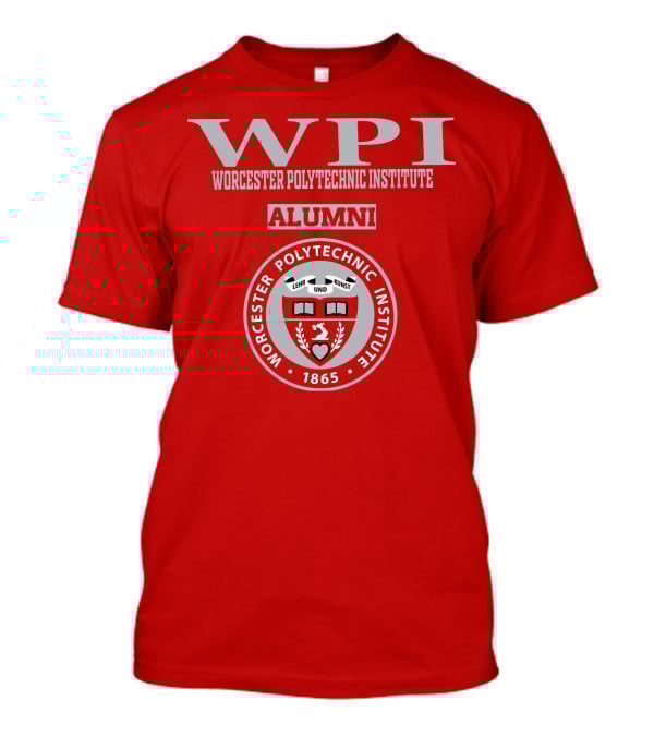 Worcester Polytechnic Institute WPI Alumni Seal 1865 T-Shirt