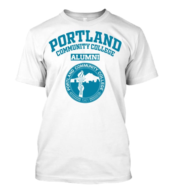 Portland Community College Alumni 1961 Torch Emblem T-Shirt