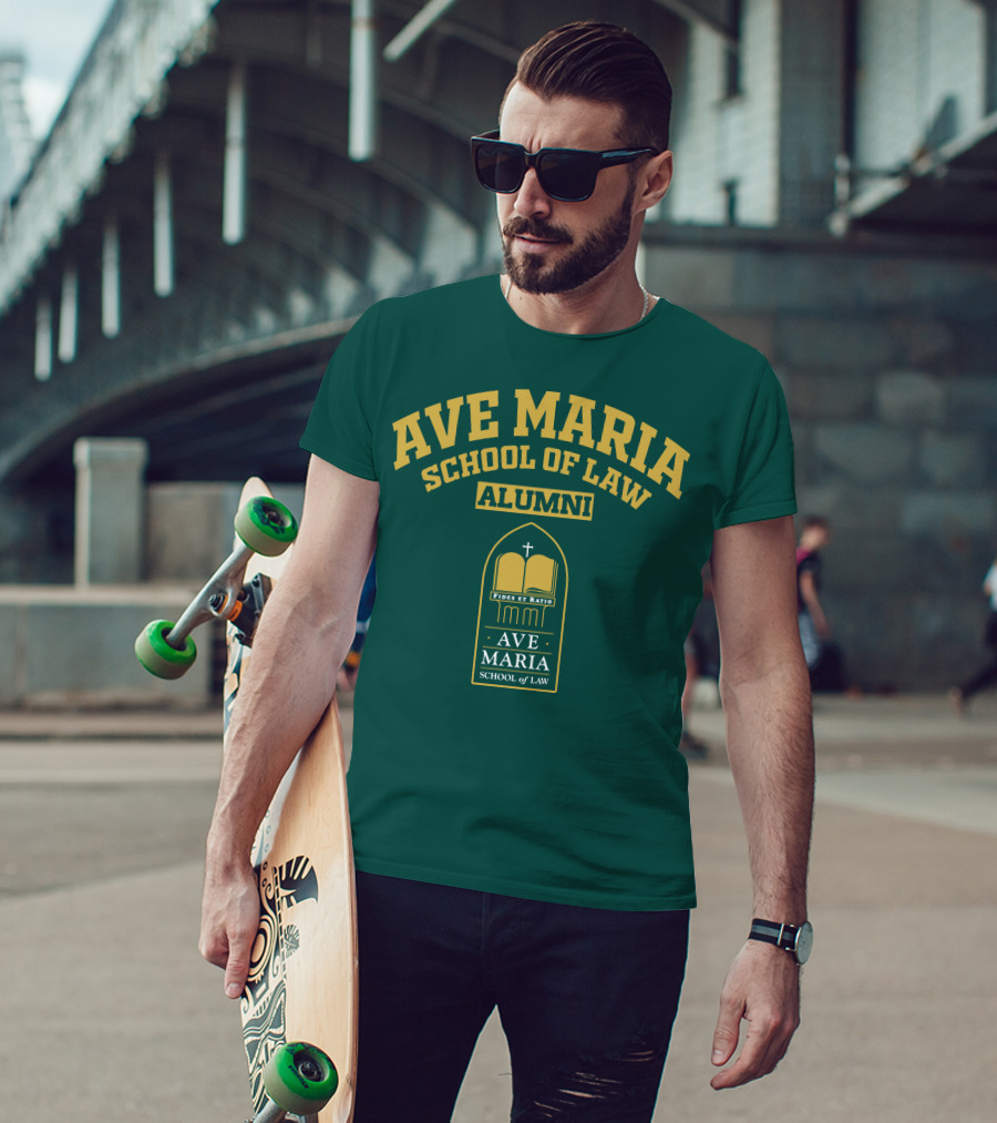 Ave Maria School Of Law Alumni Fides Et Ratio Crest T-Shirt