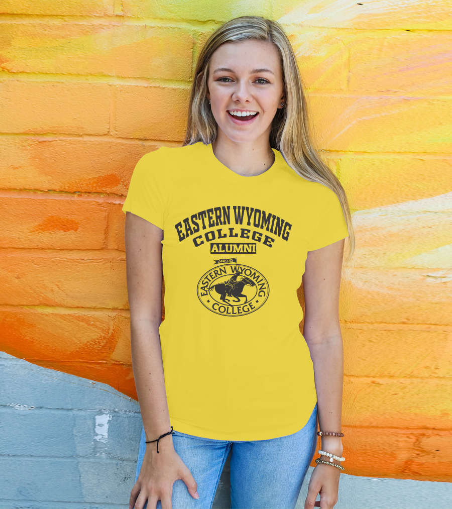 EASTERN WYOMING COLLEGE ALUMNI LANCERS RIDER T-Shirt
