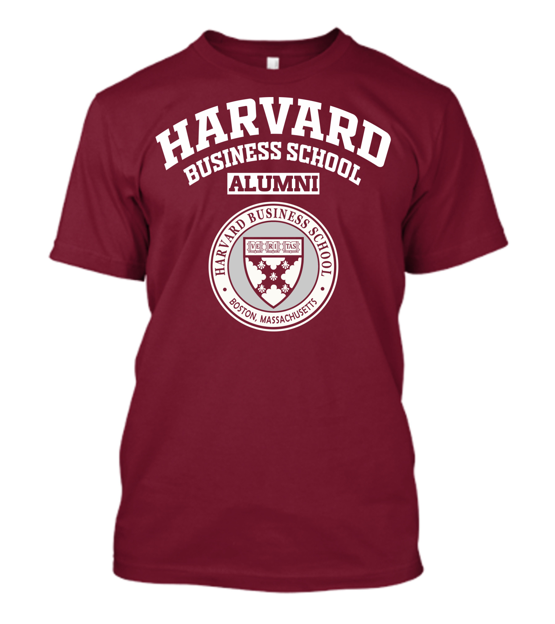 Harvard Business School Alumni Boston Massachusetts Veritas Shield T-Shirt