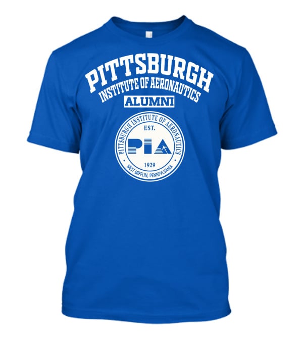 Pittsburgh Institute Of Aeronautics Alumni PIA Est. 1929 West Mifflin Pennsylvania T-Shirt