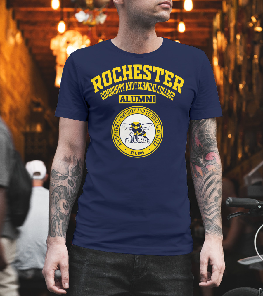Rochester Community And Technical College Alumni YellowJackets Est. 1915 T-Shirt