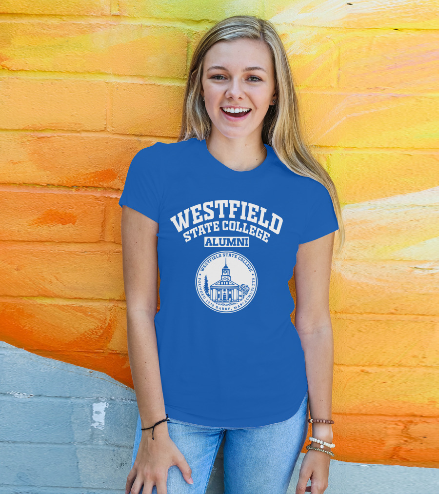Westfield State College Alumni Founded 1838 Barre Massachusetts T-Shirt