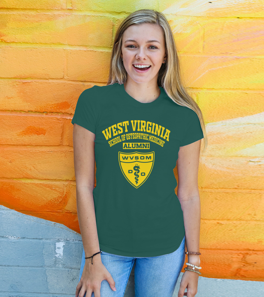 West Virginia School Of Osteopathic Medicine Alumni WVSOM DO Shield T-Shirt