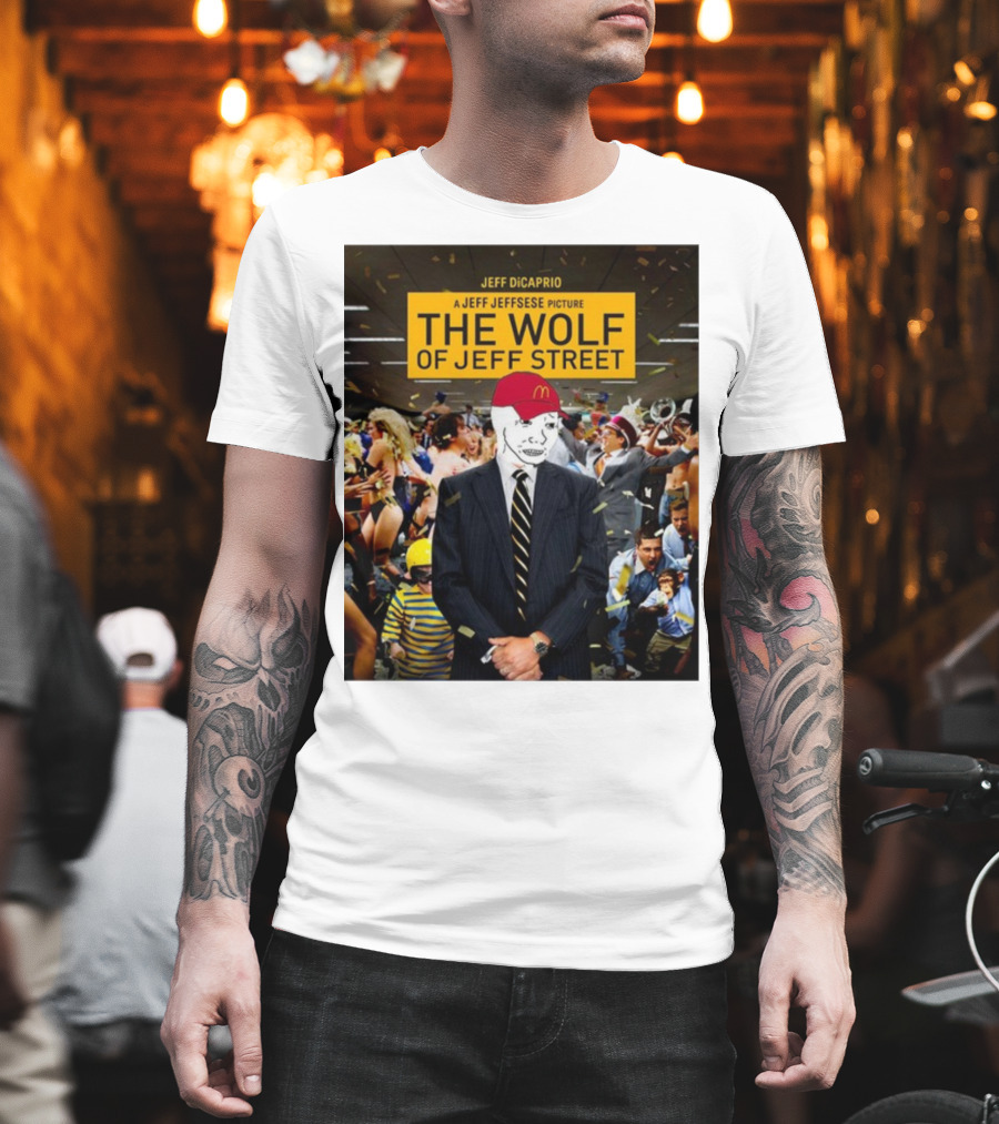 Jeff Dicaprio Jeff Jeffsese The Wolf Of Jeff Street T-Shirt