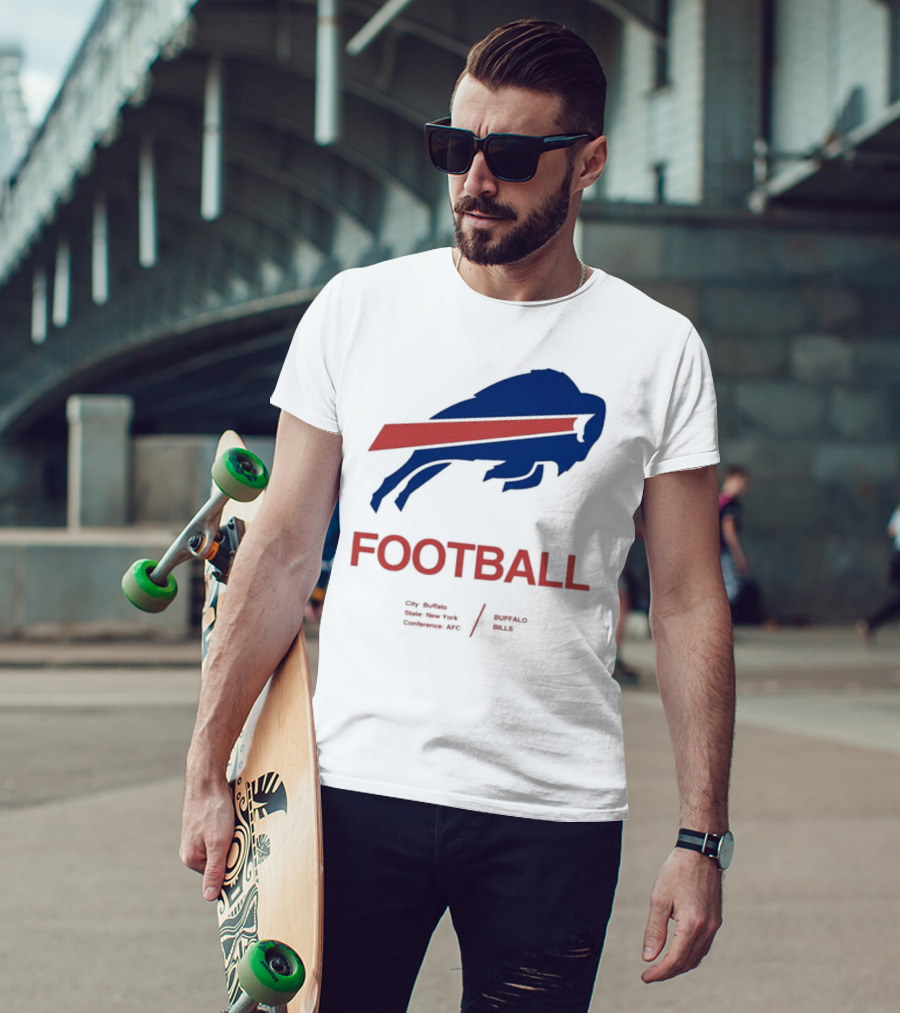 Buffalo Bills Football City Buffalo State New York Conference AFC T-Shirt