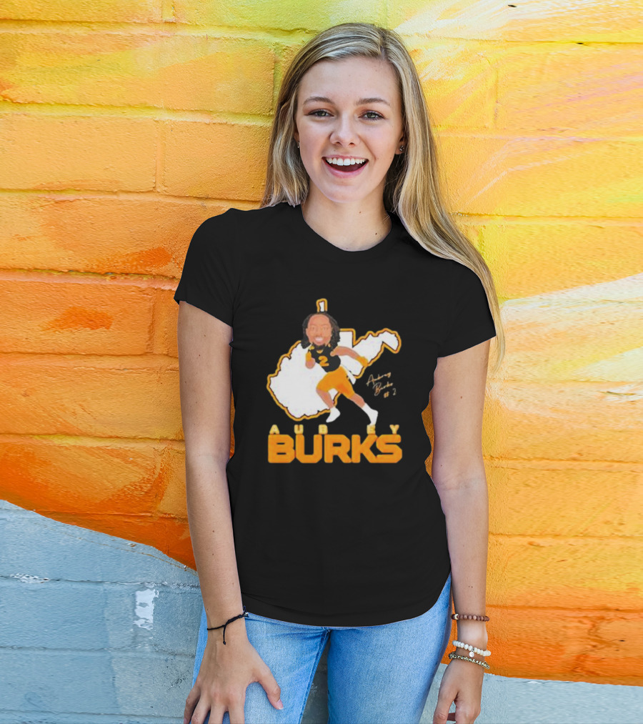 Aubrey Burks Fan 1 Football Player Art #2 T-Shirt