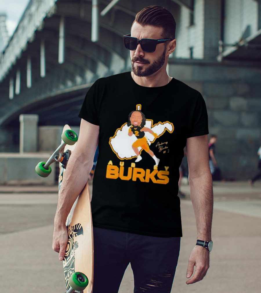 Aubrey Burks Fan 1 Football Player Art #2 T-Shirt